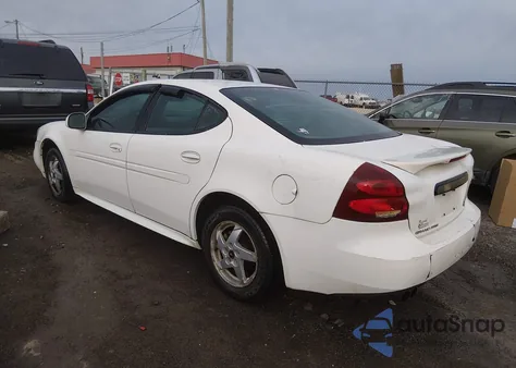 2004 Pontiac Grand Prix Gt1 from USA, damaged, VIN 2G2WP522641299624